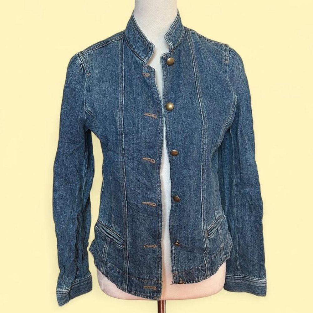 Denim Button-Up Women's Jacket